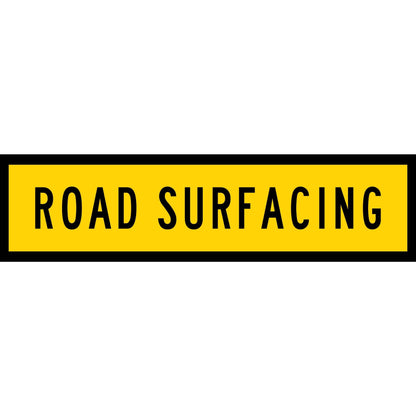 Road Surfacing Long Skinny Multi Message Traffic Sign - New Signs