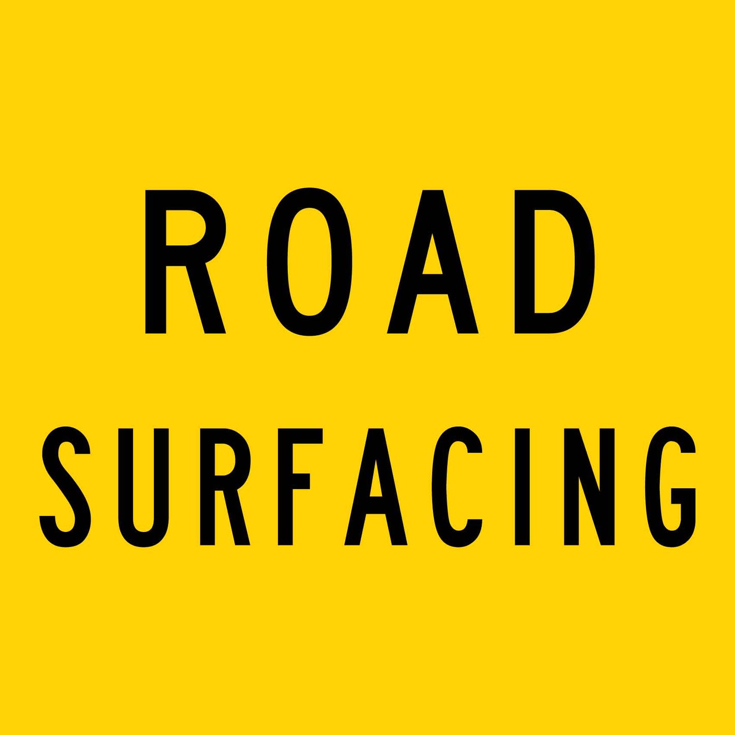 Road Surfacing Multi Message Traffic Sign - New Signs