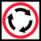 Roundabout Ahead Multi Message Traffic Sign - New Signs