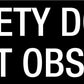 Safety Door Do Not Obstruct - Statutory Sign - New Signs