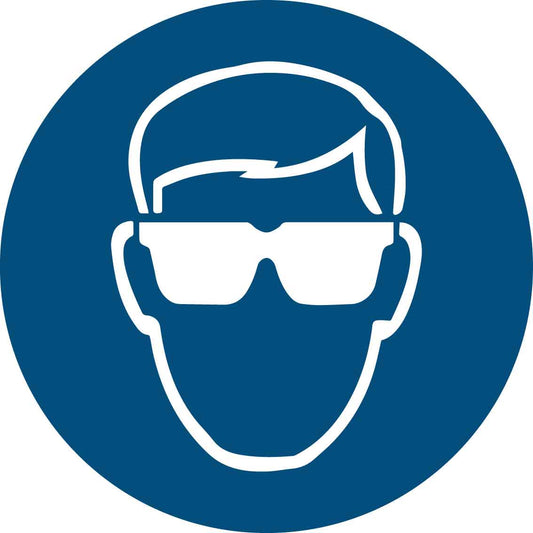 Safety Goggles Decal - New Signs
