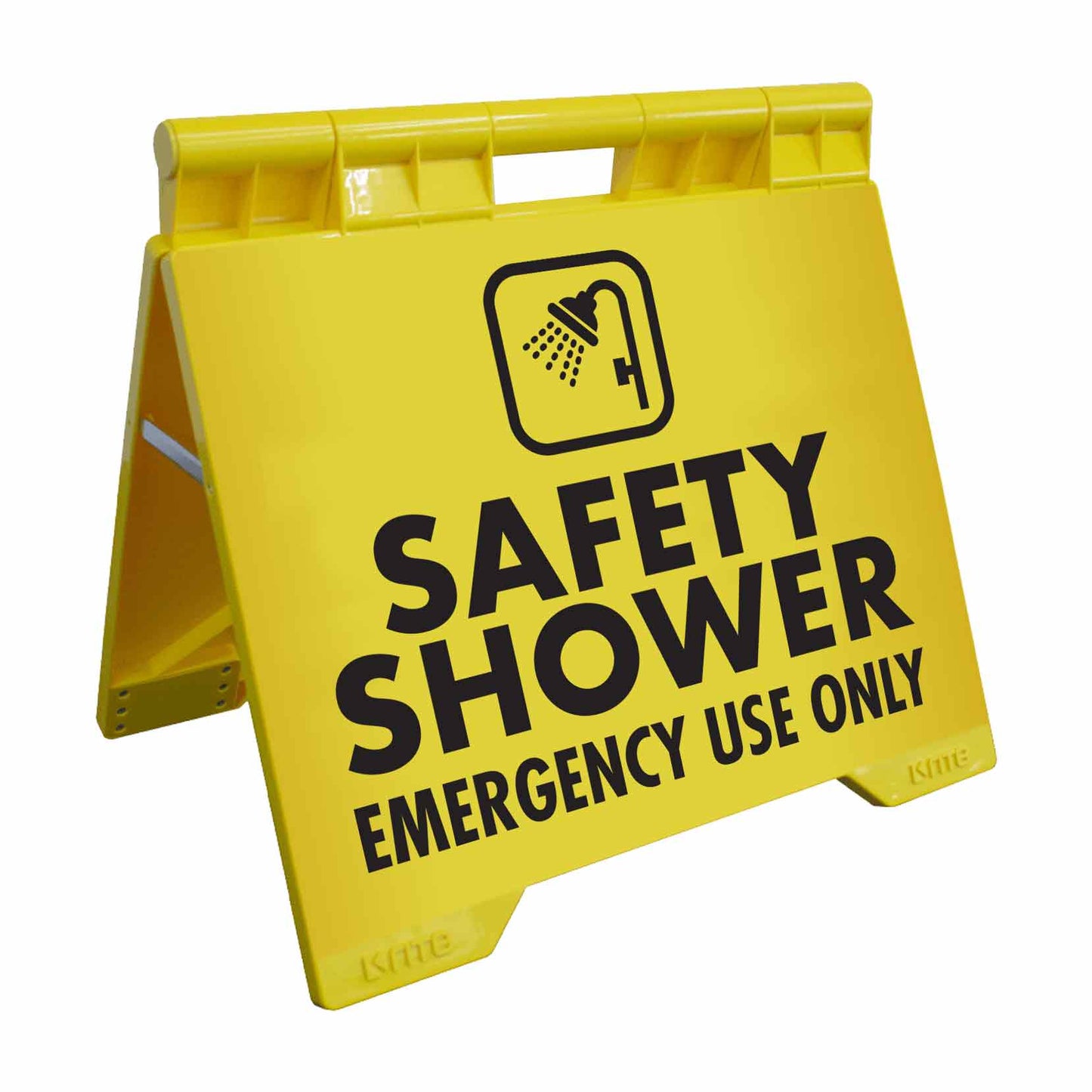 Safety Shower Emergency Use Only - Evarite A - Frame Sign - New Signs