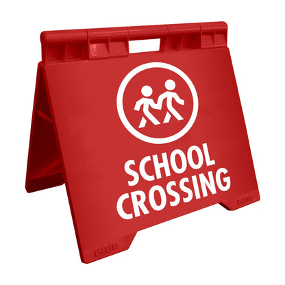 School Crossing - Evarite A - Frame Sign - New Signs