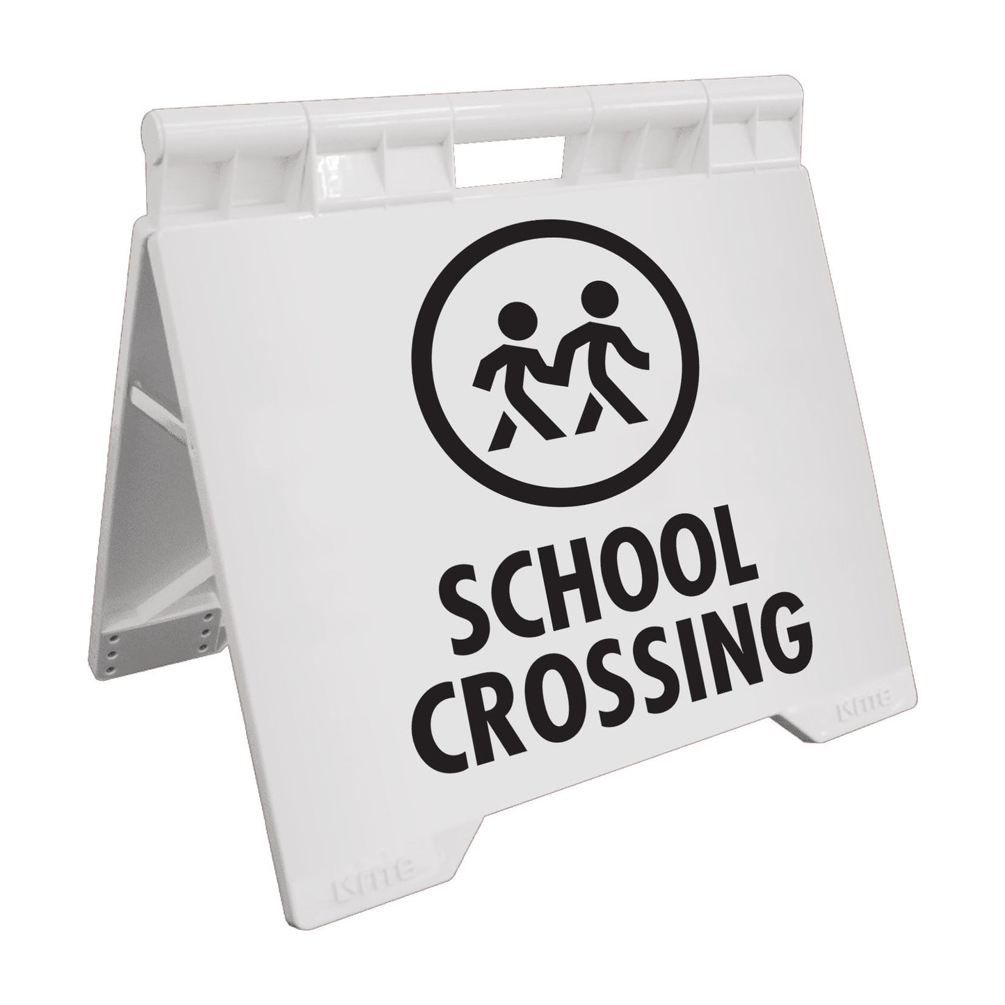 School Crossing - Evarite A - Frame Sign - New Signs