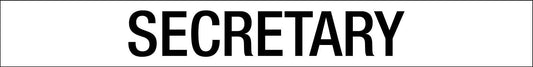 Secretary - Statutory Sign - New Signs