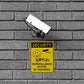 Security Smile Surveillance Active In This Area Sign - New Signs