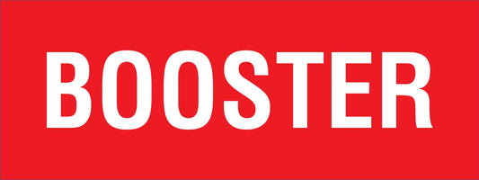 SF Booster Sticker Sign 225mm x 600mm - New Signs