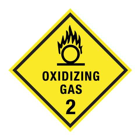 SF Hazchem Sign 3 Sign 170mm x 170mm - New Signs