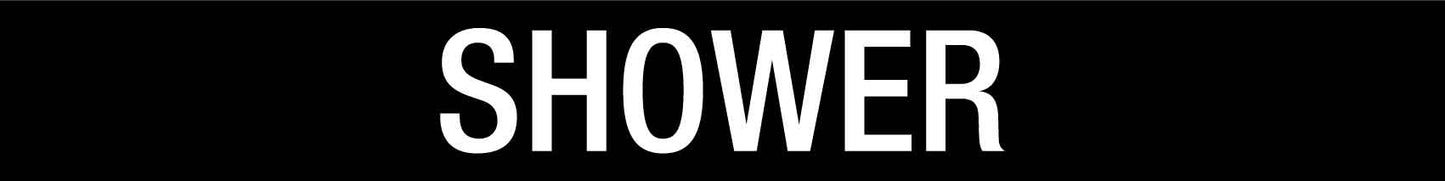 Shower - Statutory Sign - New Signs