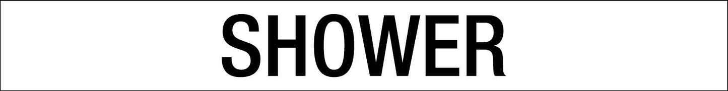 Shower - Statutory Sign - New Signs