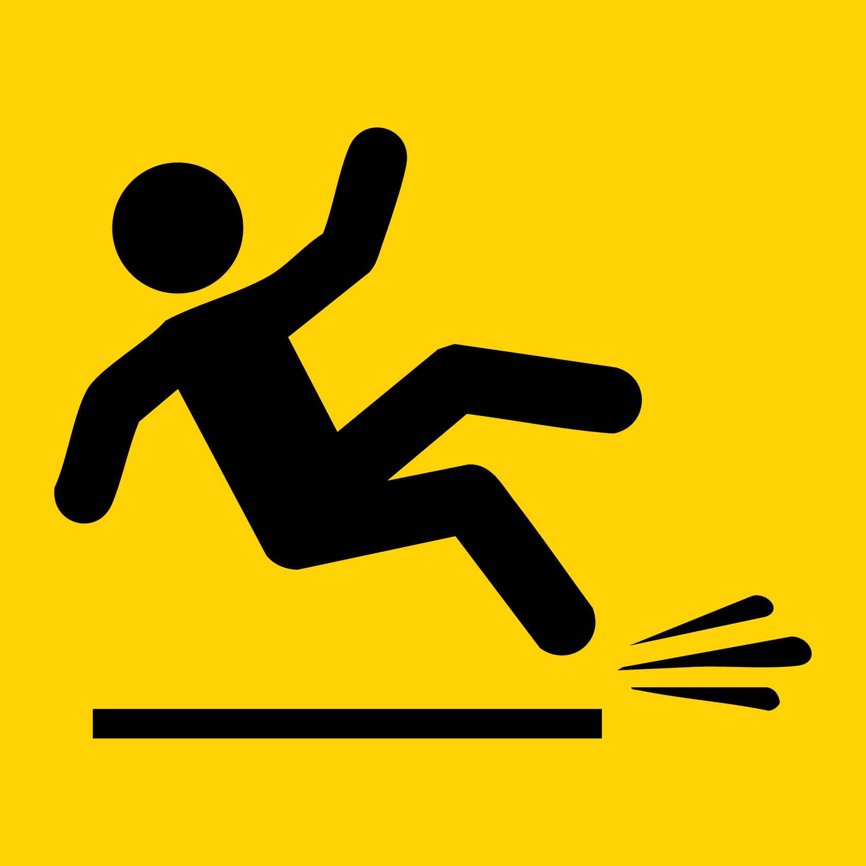 Slippery Footpath Multi Message Traffic Sign - New Signs