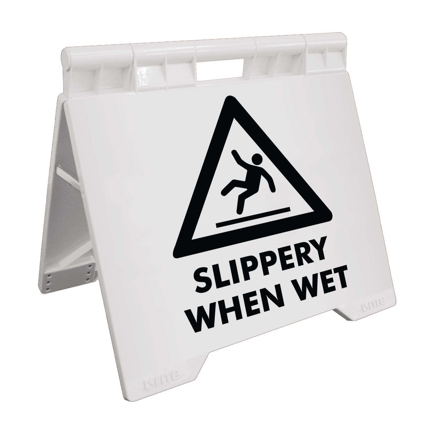 Slippery When Wet - Evarite A - Frame Sign - New Signs