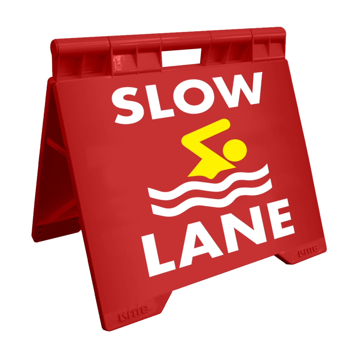 Slow Lane - Evarite A - Frame Sign - New Signs