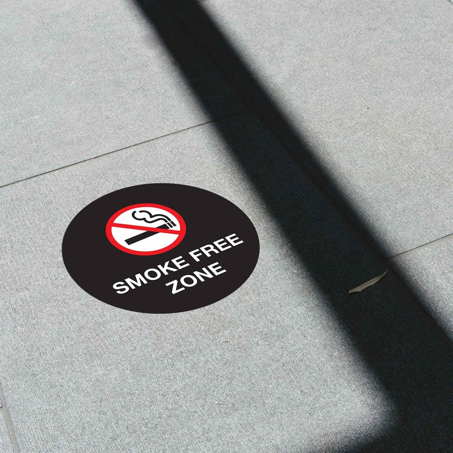 Smoke Free Zone Decal - New Signs