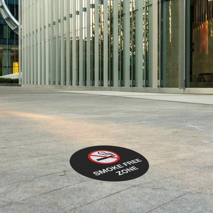 Smoke Free Zone Decal - New Signs