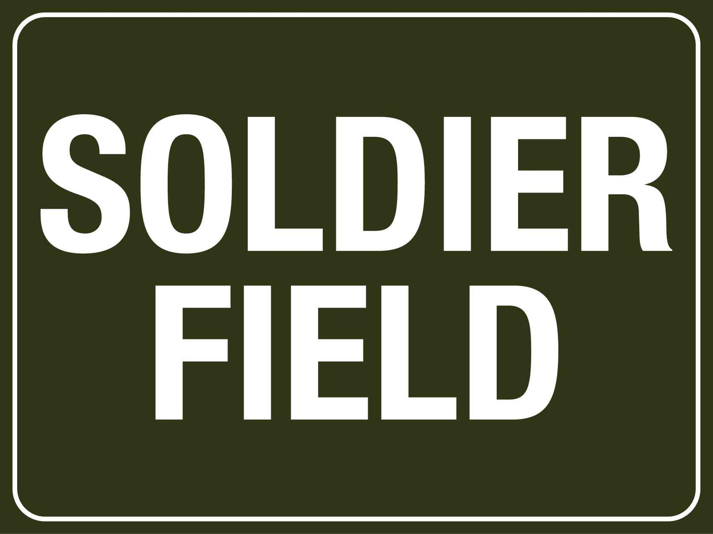 Soldier Field Sign - New Signs