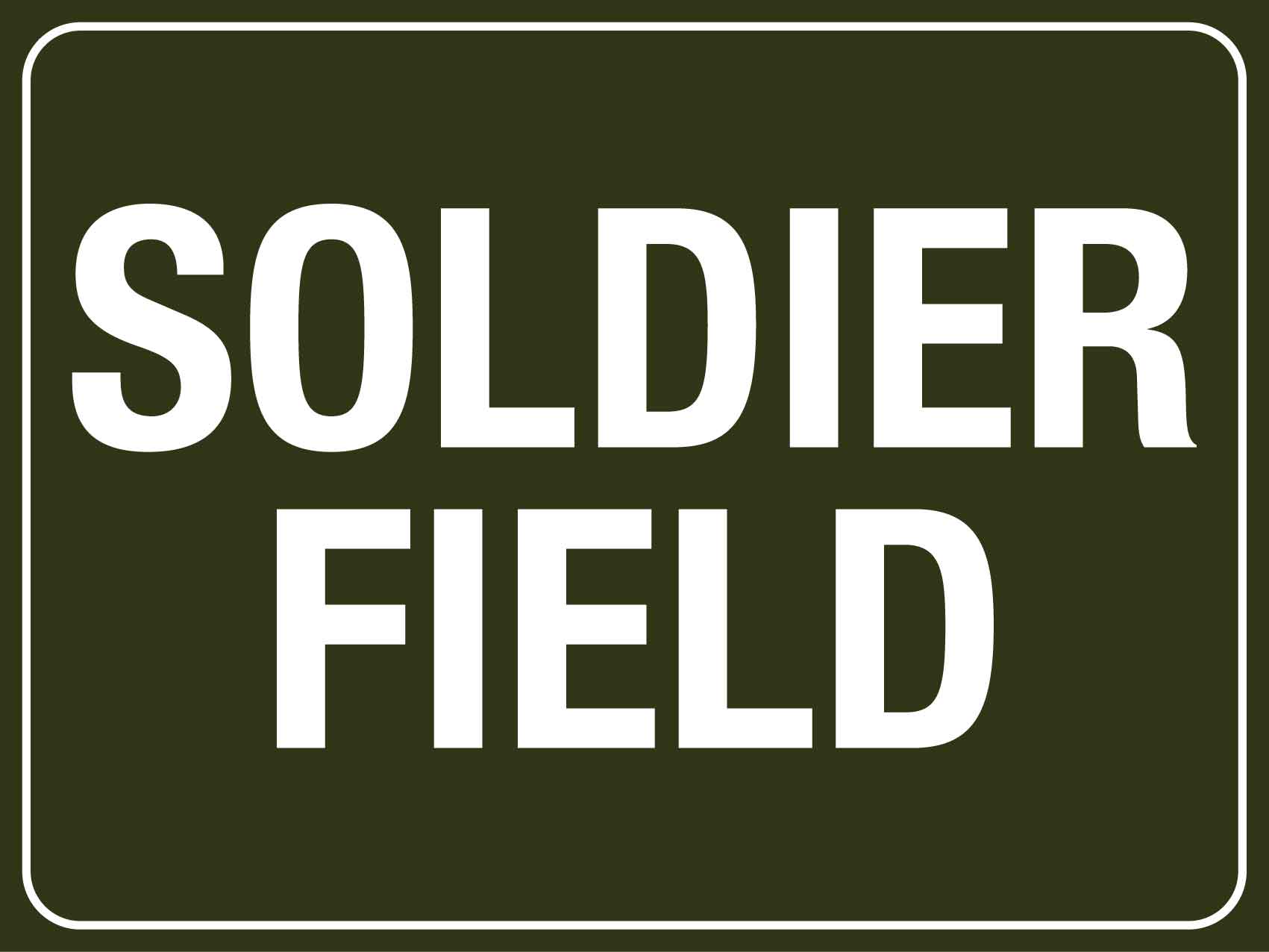 Soldier Field Sign - New Signs