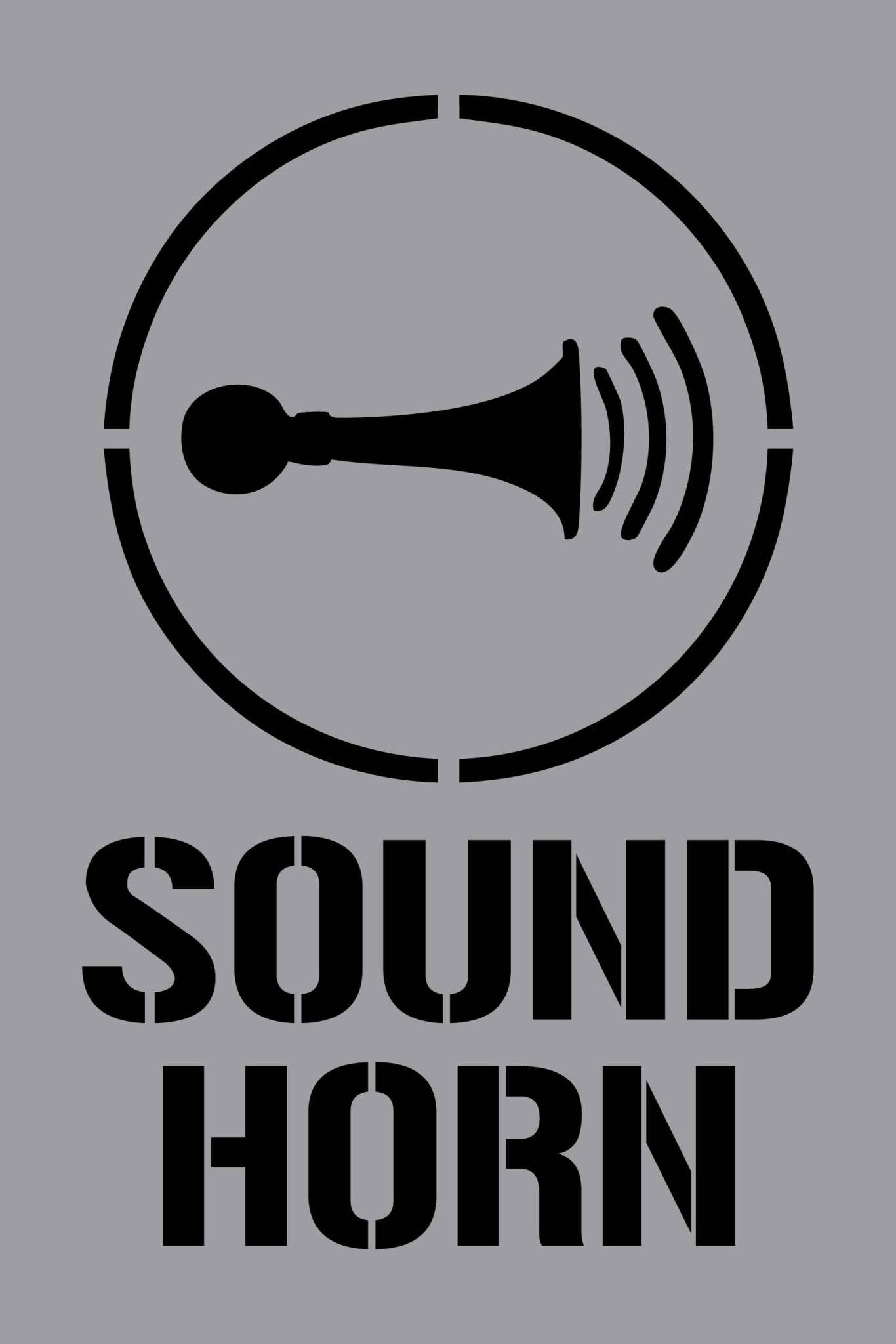 Sound Horn - Aluminium Composite Stencil - New Signs