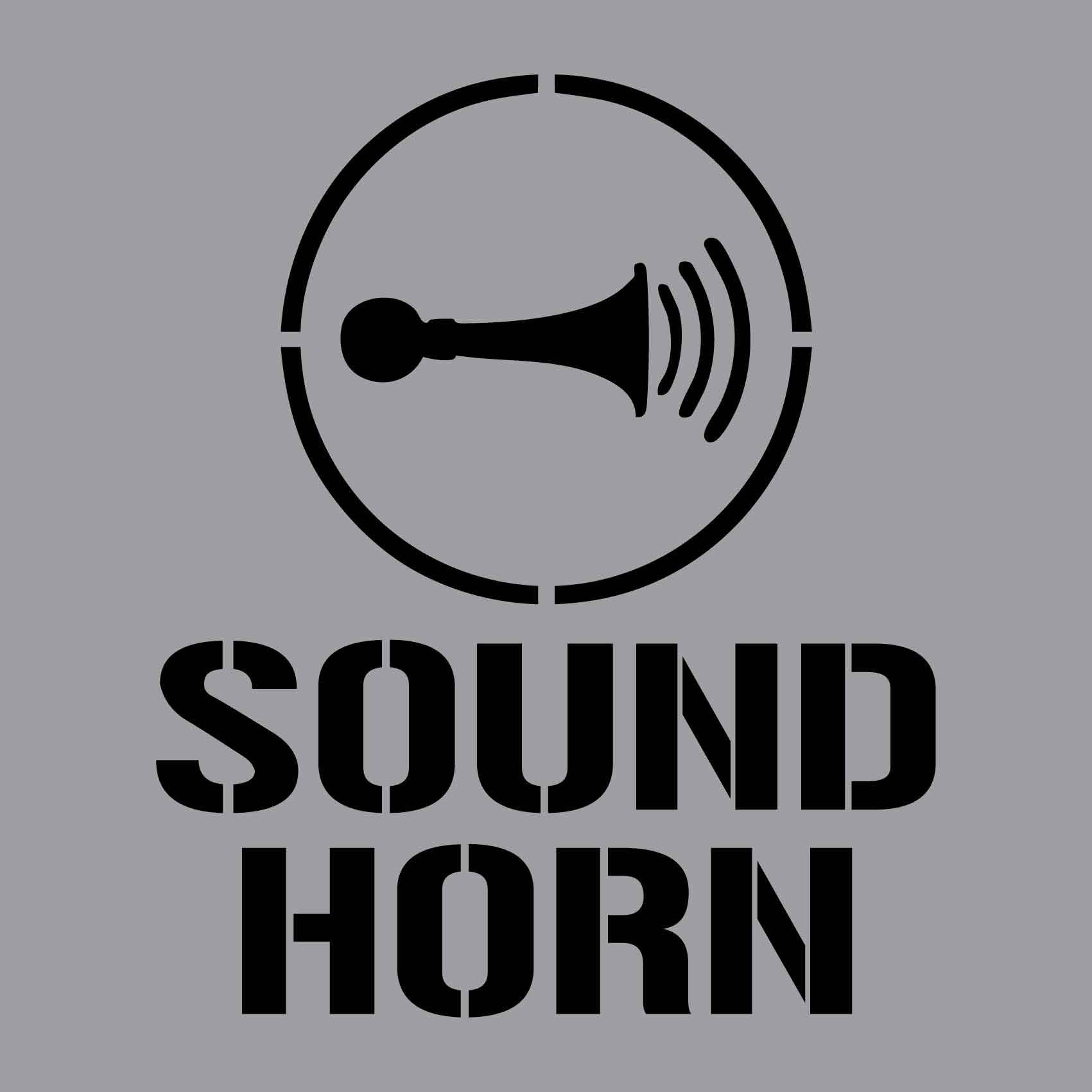Sound Horn - Aluminium Composite Stencil - New Signs