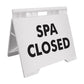 Spa Closed - Evarite A - Frame Sign - New Signs