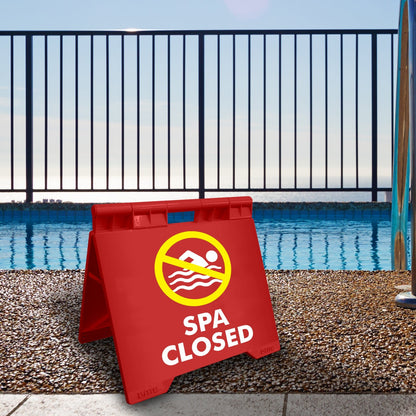 Spa Closed Icon - Evarite A - Frame Sign - New Signs