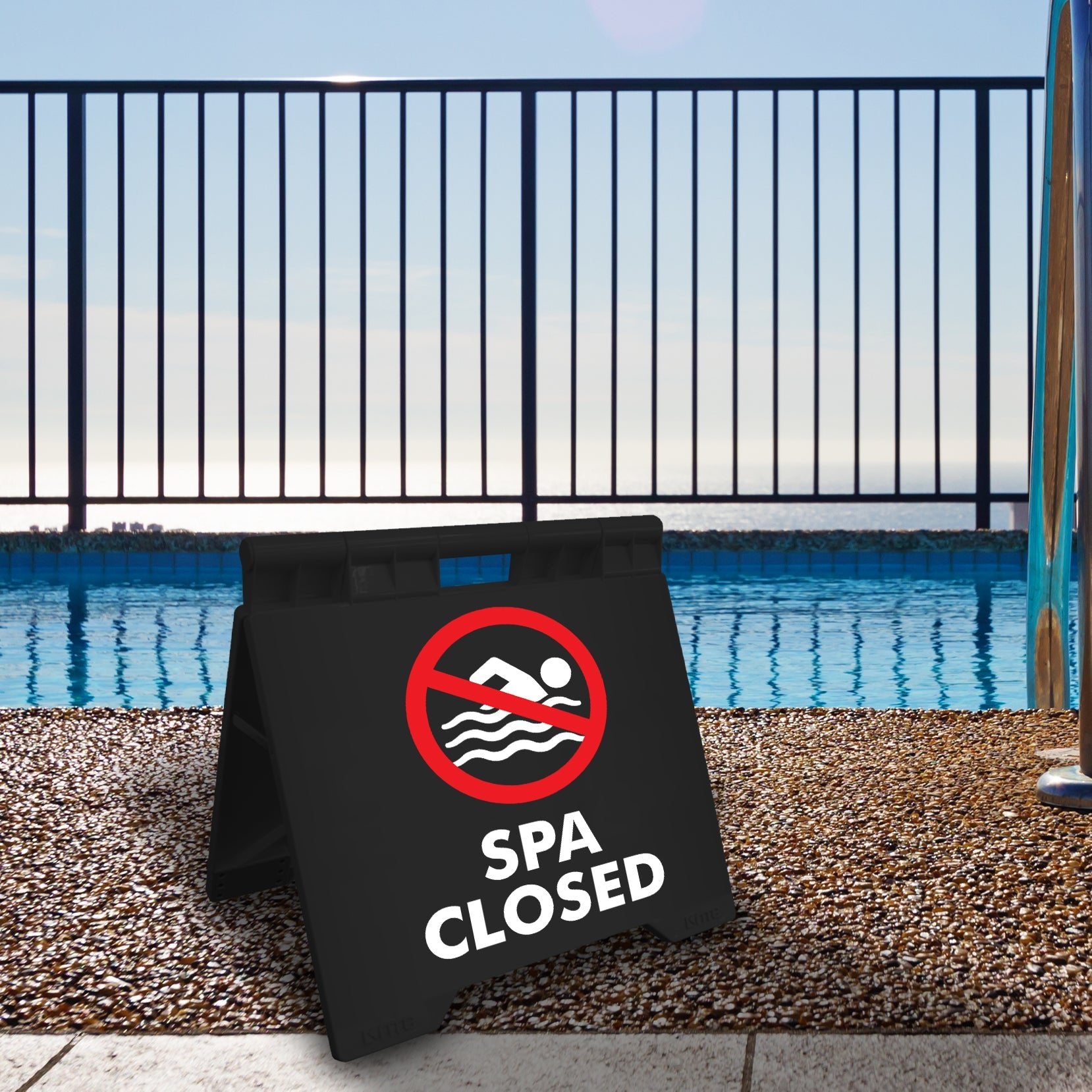 Spa Closed Icon - Evarite A - Frame Sign - New Signs