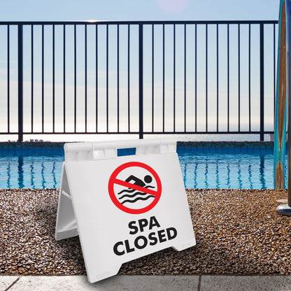 Spa Closed Icon - Evarite A - Frame Sign - New Signs