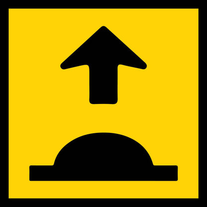 Speed Hump (Arrow Up) Multi Message Traffic Sign - New Signs