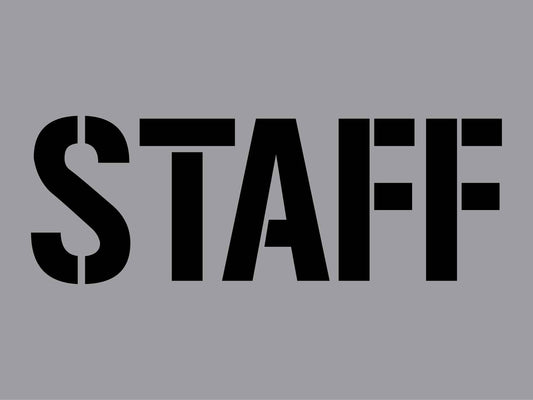 Staff - Aluminium Composite Stencil - New Signs