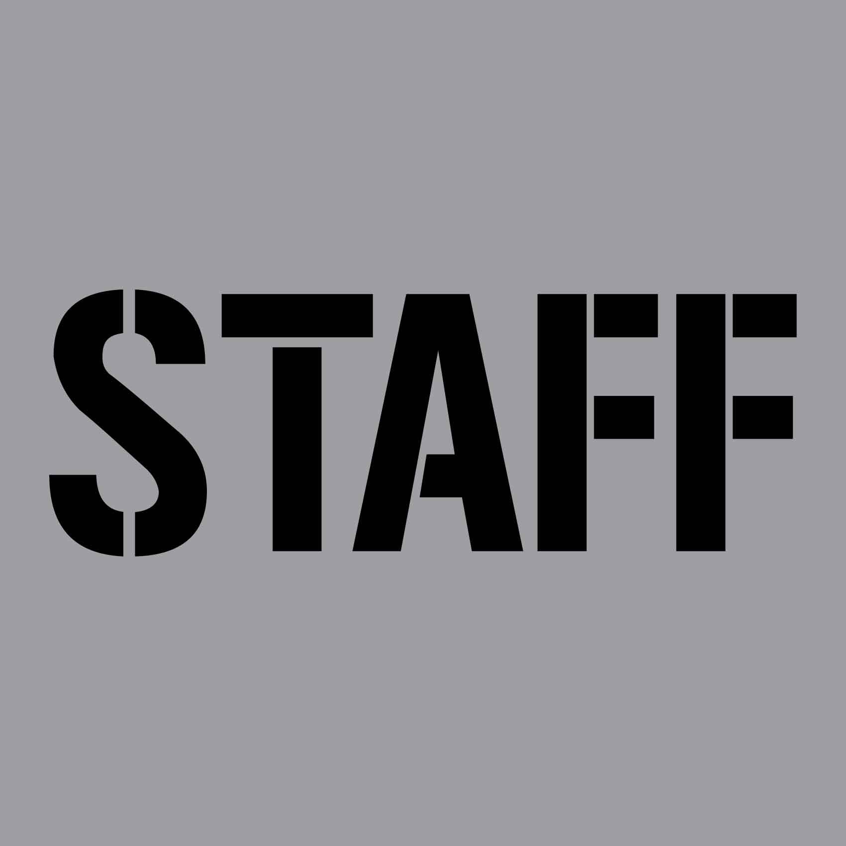 Staff - Aluminium Composite Stencil – New Signs