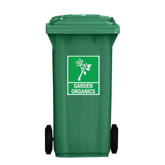 Standard Garden Organics Wheelie Bin Stickers - New Signs