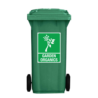 Standard Garden Organics Wheelie Bin Stickers - New Signs