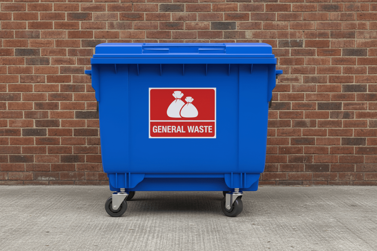 Standard General Waste Large Bin Sticker - New Signs