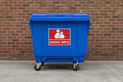 Standard General Waste Large Bin Sticker - New Signs