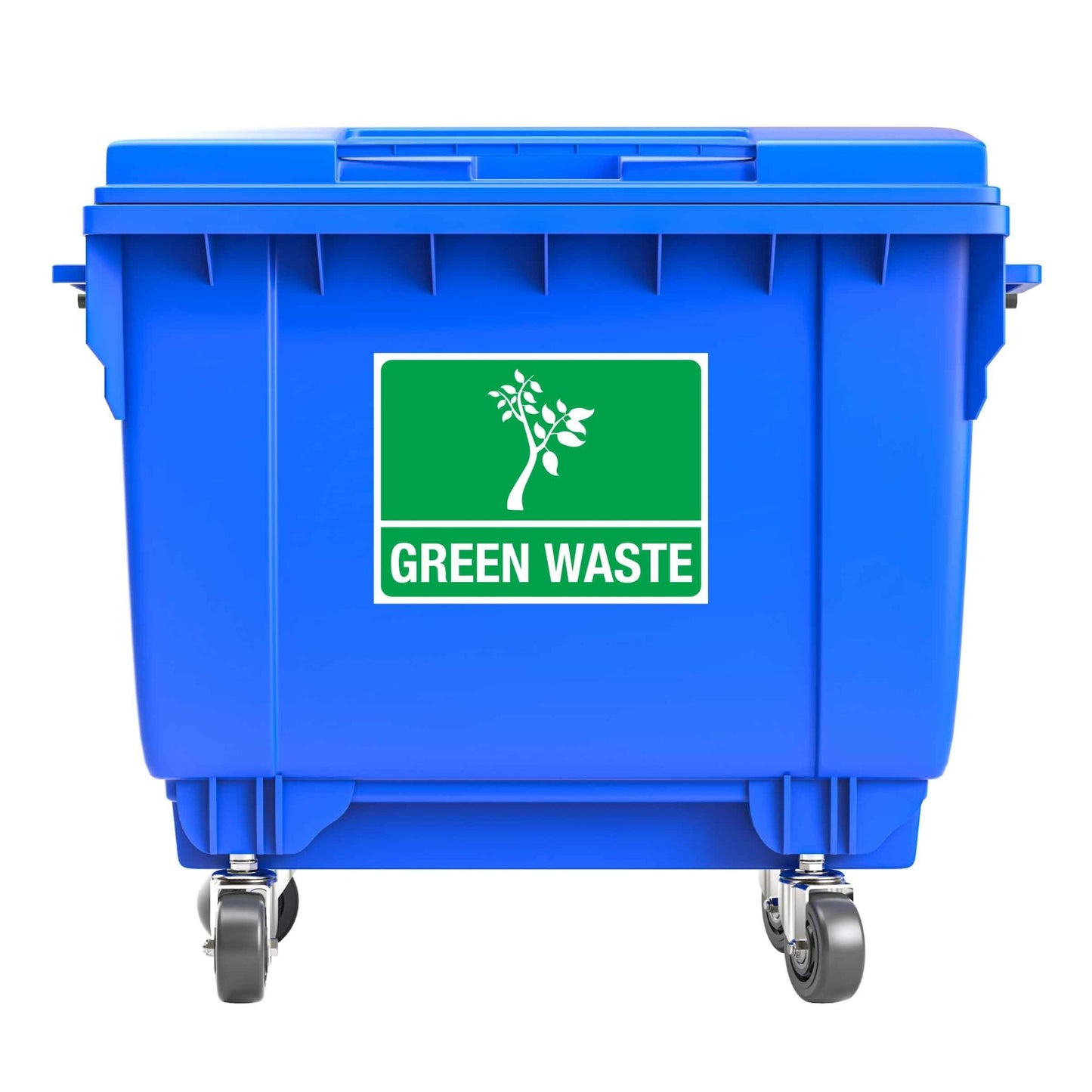 Standard Green Waste Large Bin Sticker - New Signs
