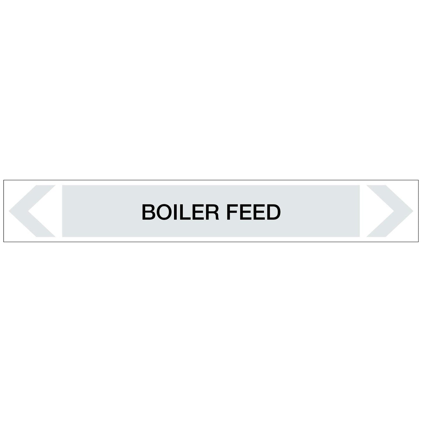 Steam - Boiler Feed - Pipe Marker Sticker - New Signs