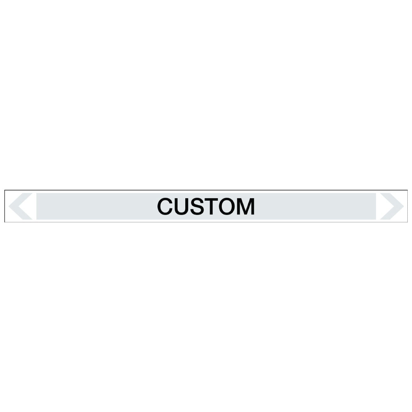 Steam - Custom - Pipe Marker Sticker - New Signs