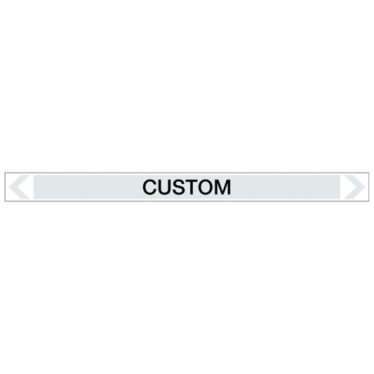 Custom Pipe Markers – New Signs