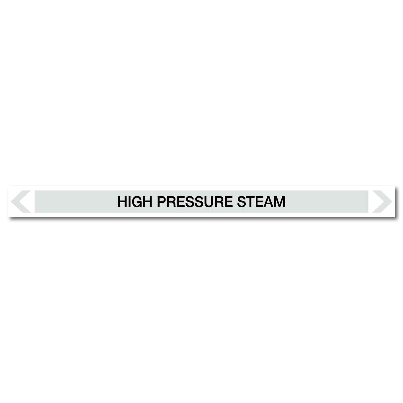 Steam - High Pressure Steam - Pipe Marker Sticker - New Signs