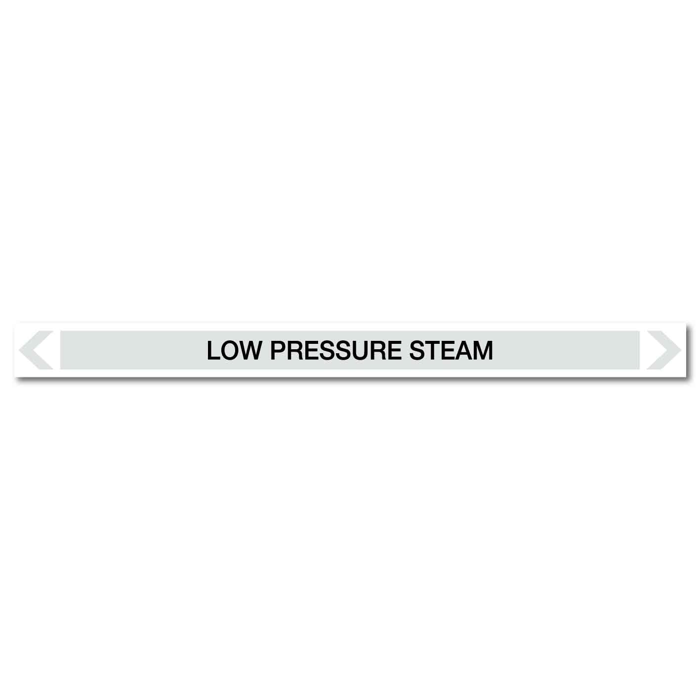 Steam - Low Pressure Steam - Pipe Marker Sticker - New Signs