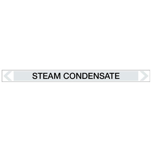 Steam - Steam Condensate - Pipe Marker Sticker - New Signs