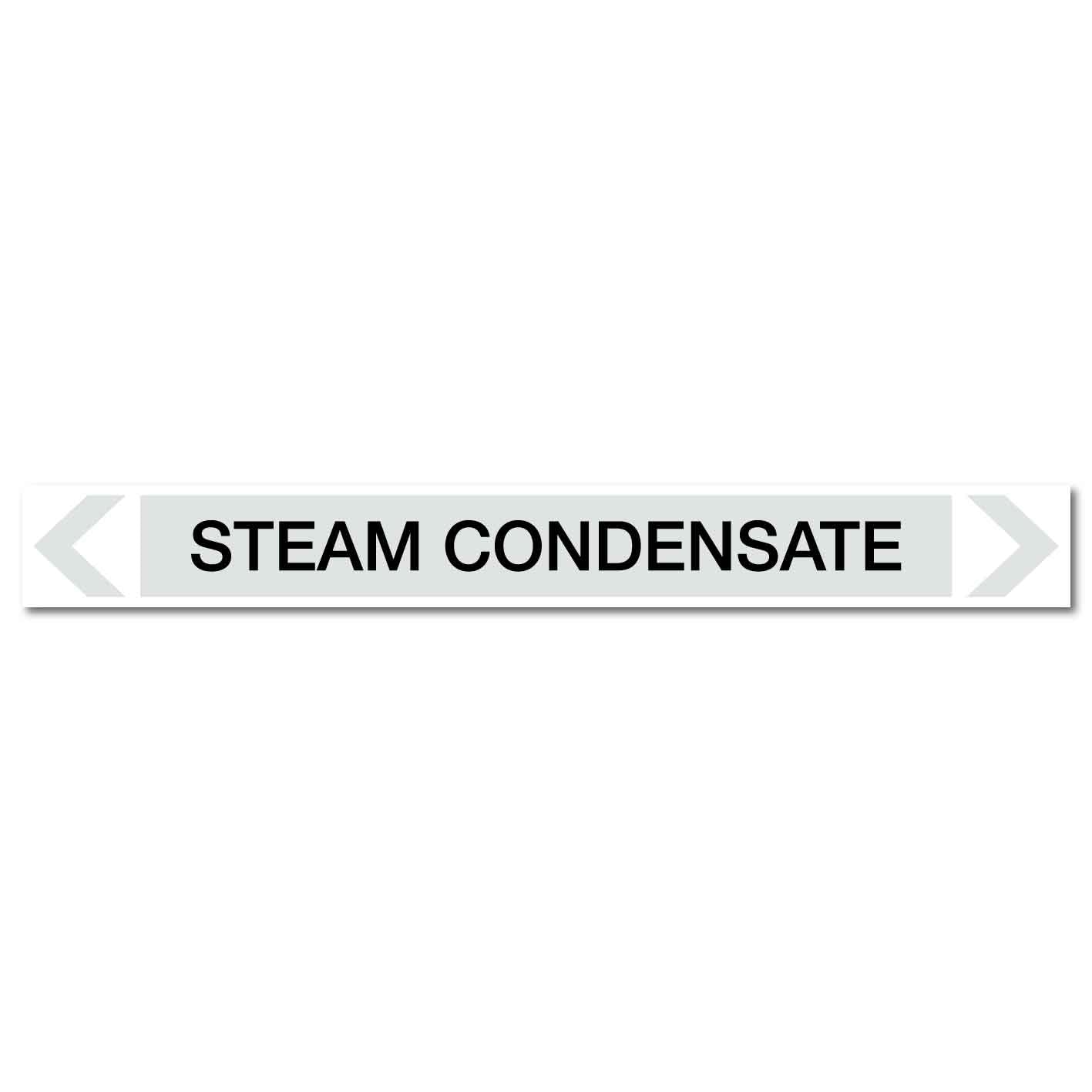 Steam - Steam Condensate - Pipe Marker Sticker - New Signs
