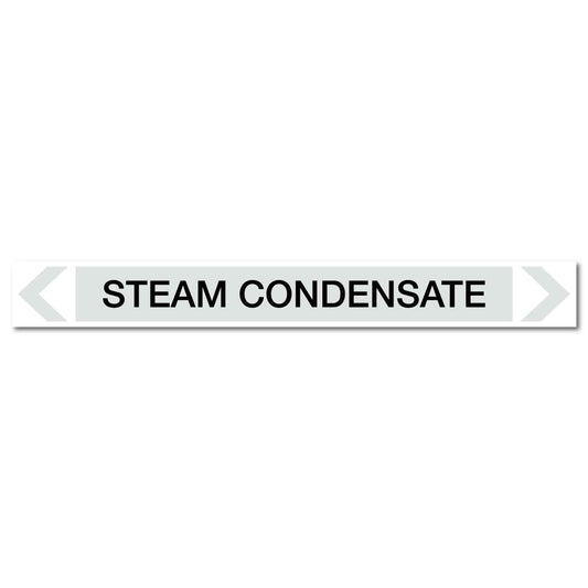 Steam - Steam Condensate - Pipe Marker Sticker - New Signs