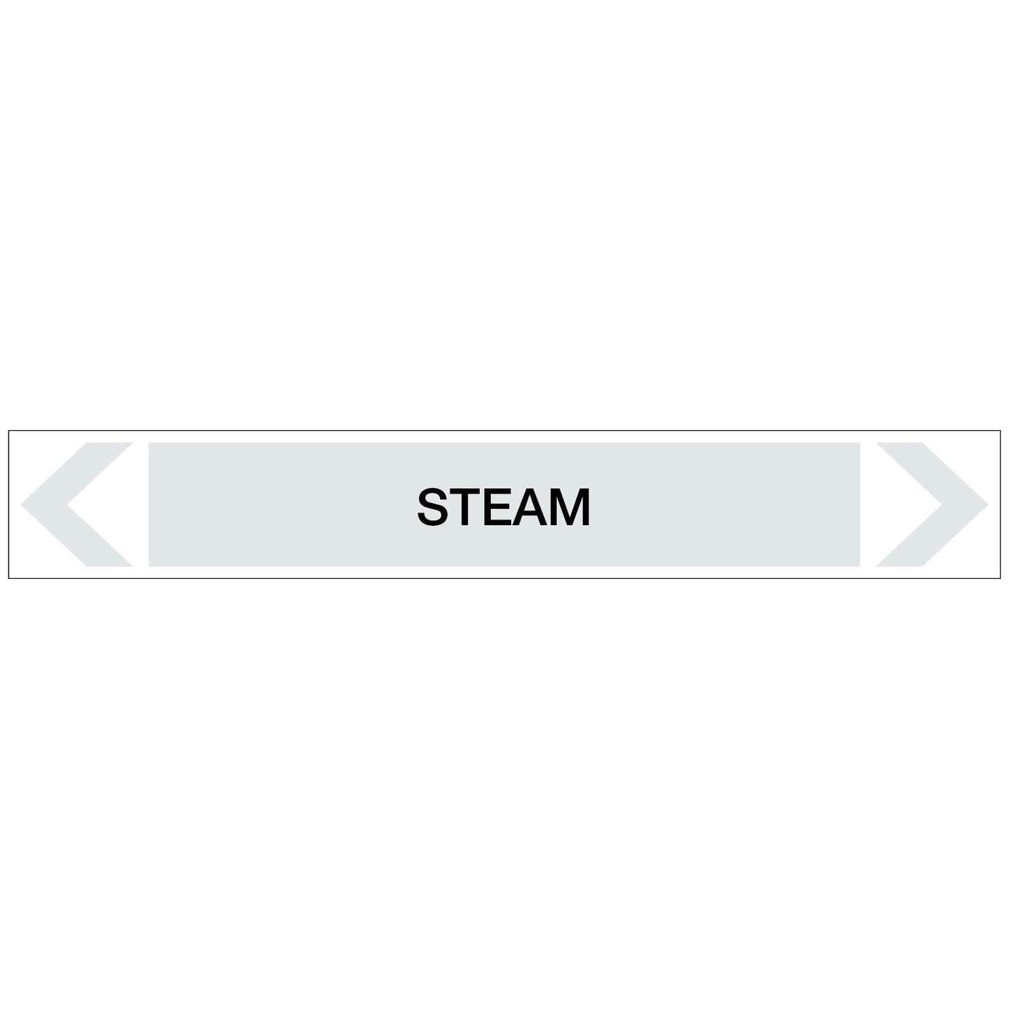 Steam - Steam - Pipe Marker Sticker - New Signs