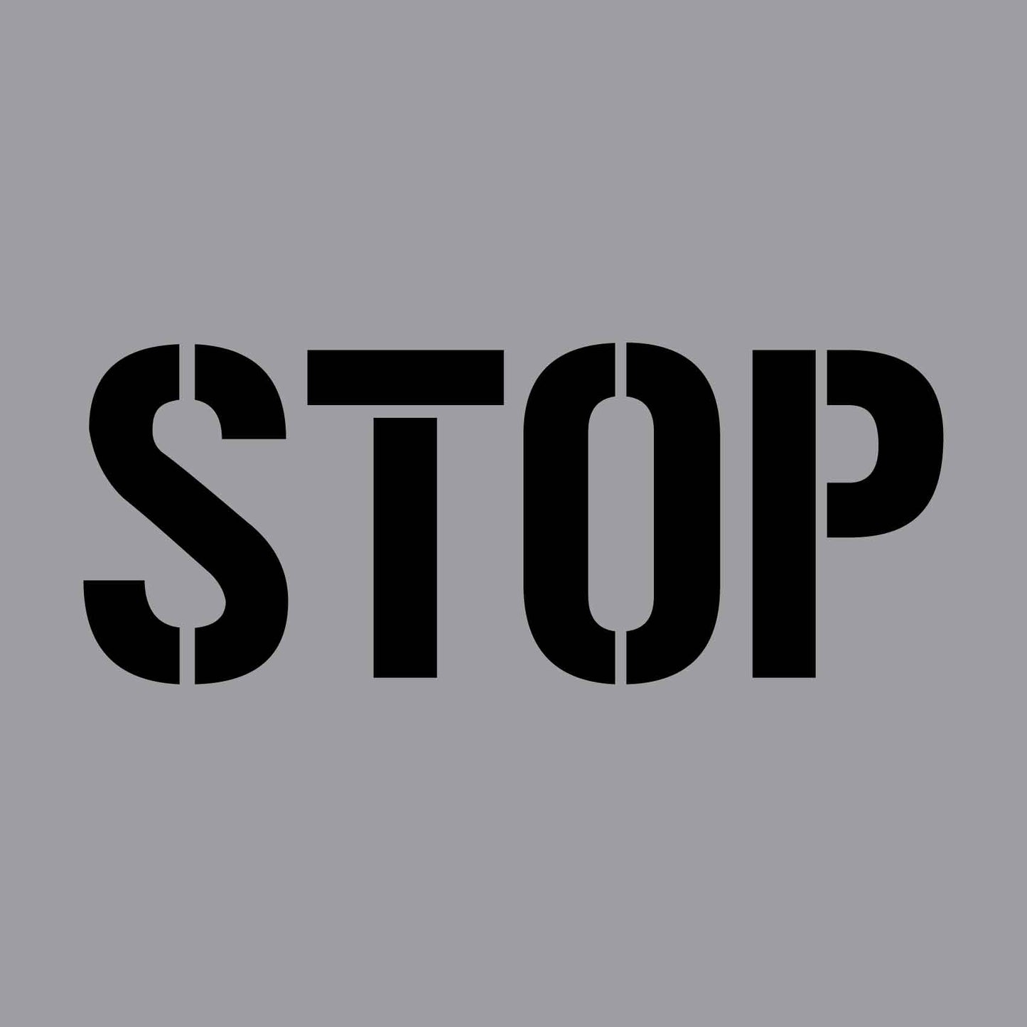 Stop - Aluminium Composite Stencil - New Signs