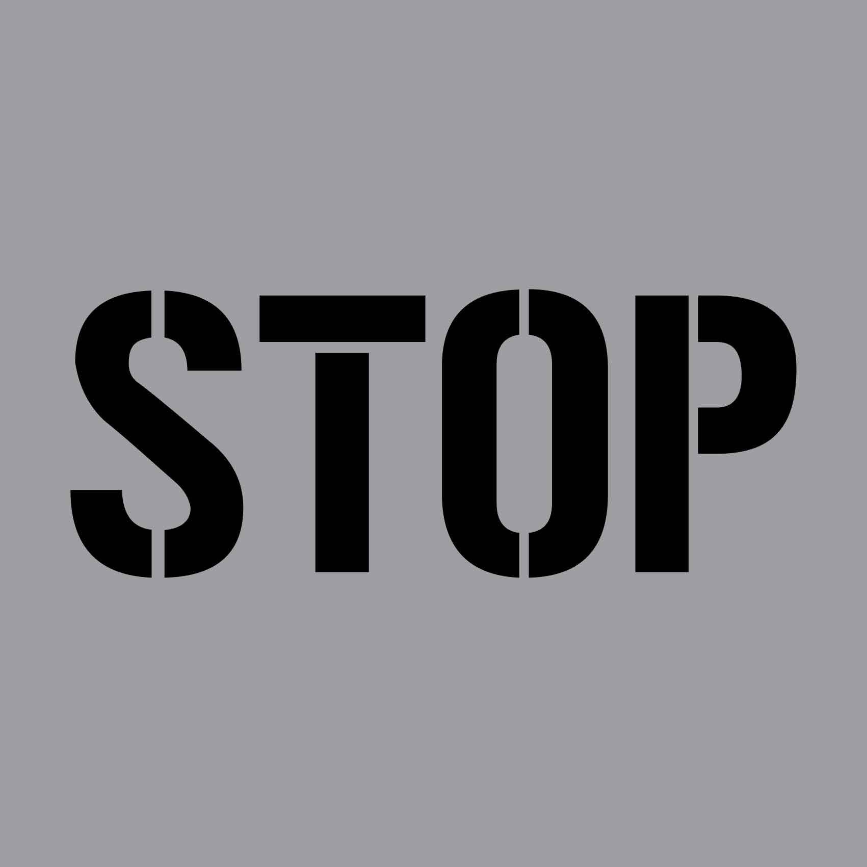 Stop - Aluminium Composite Stencil - New Signs