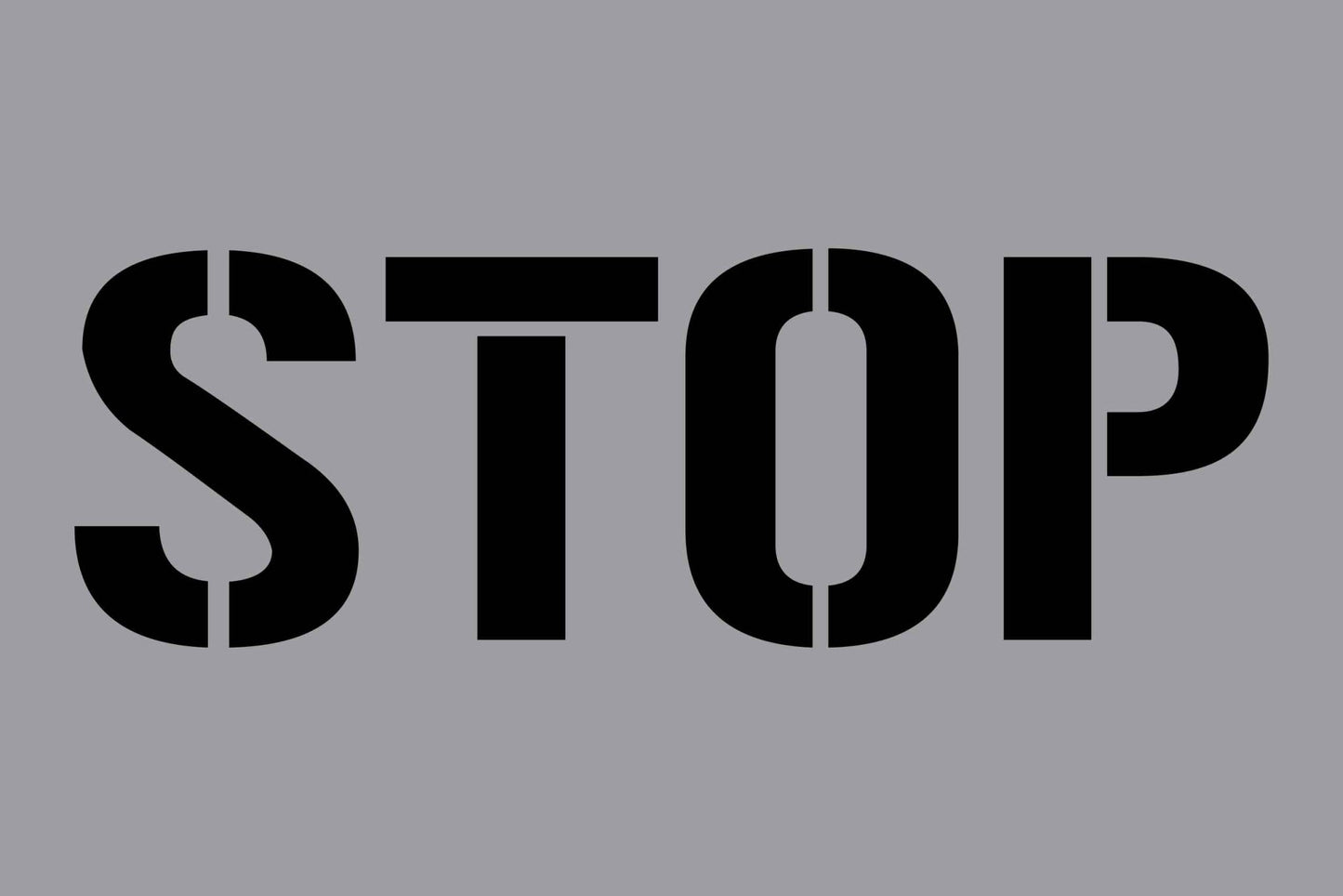 Stop - Aluminium Composite Stencil - New Signs