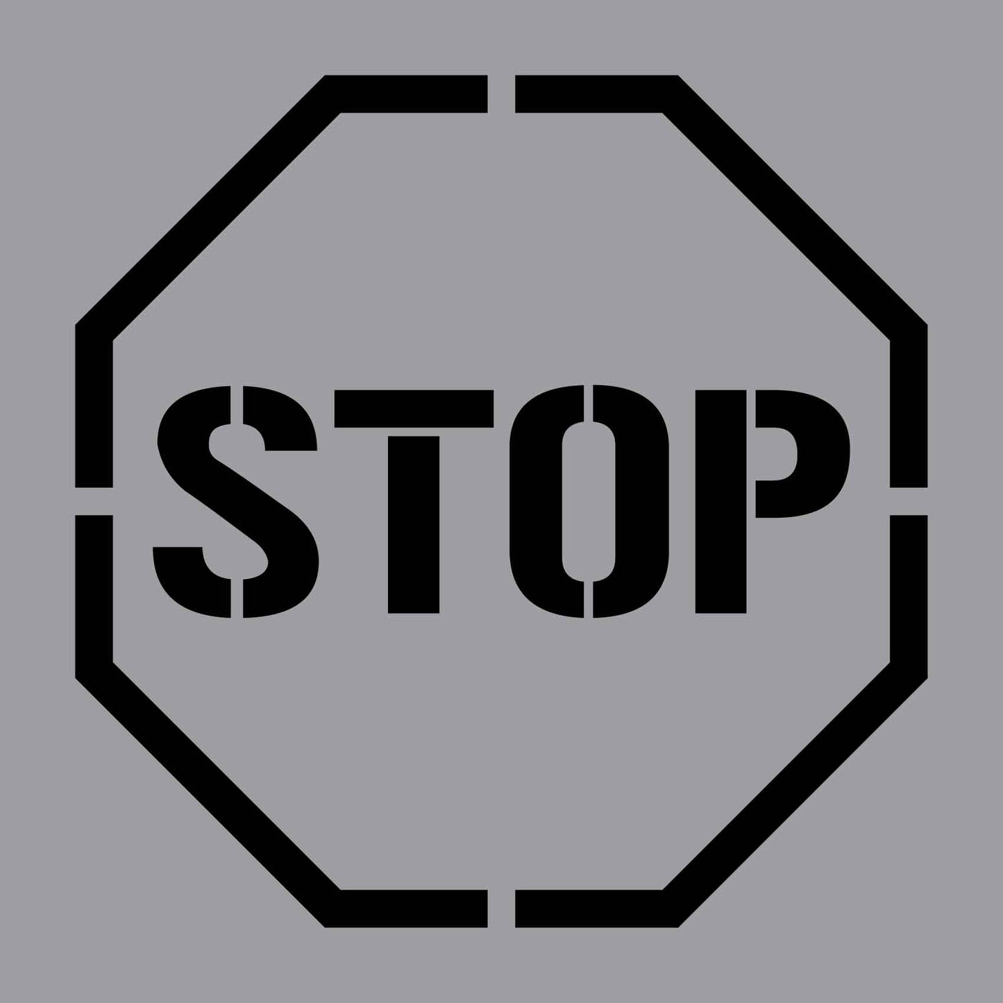 Stop Octagon - Aluminium Composite Stencil - New Signs