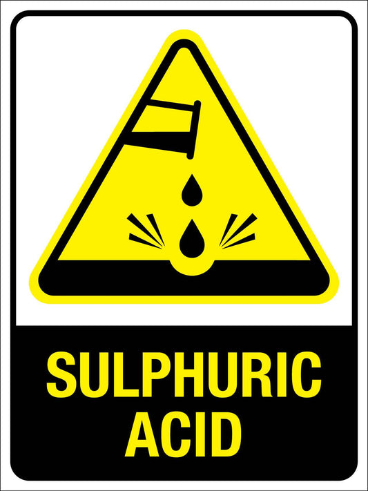 Sulphuric Acid Sign - New Signs