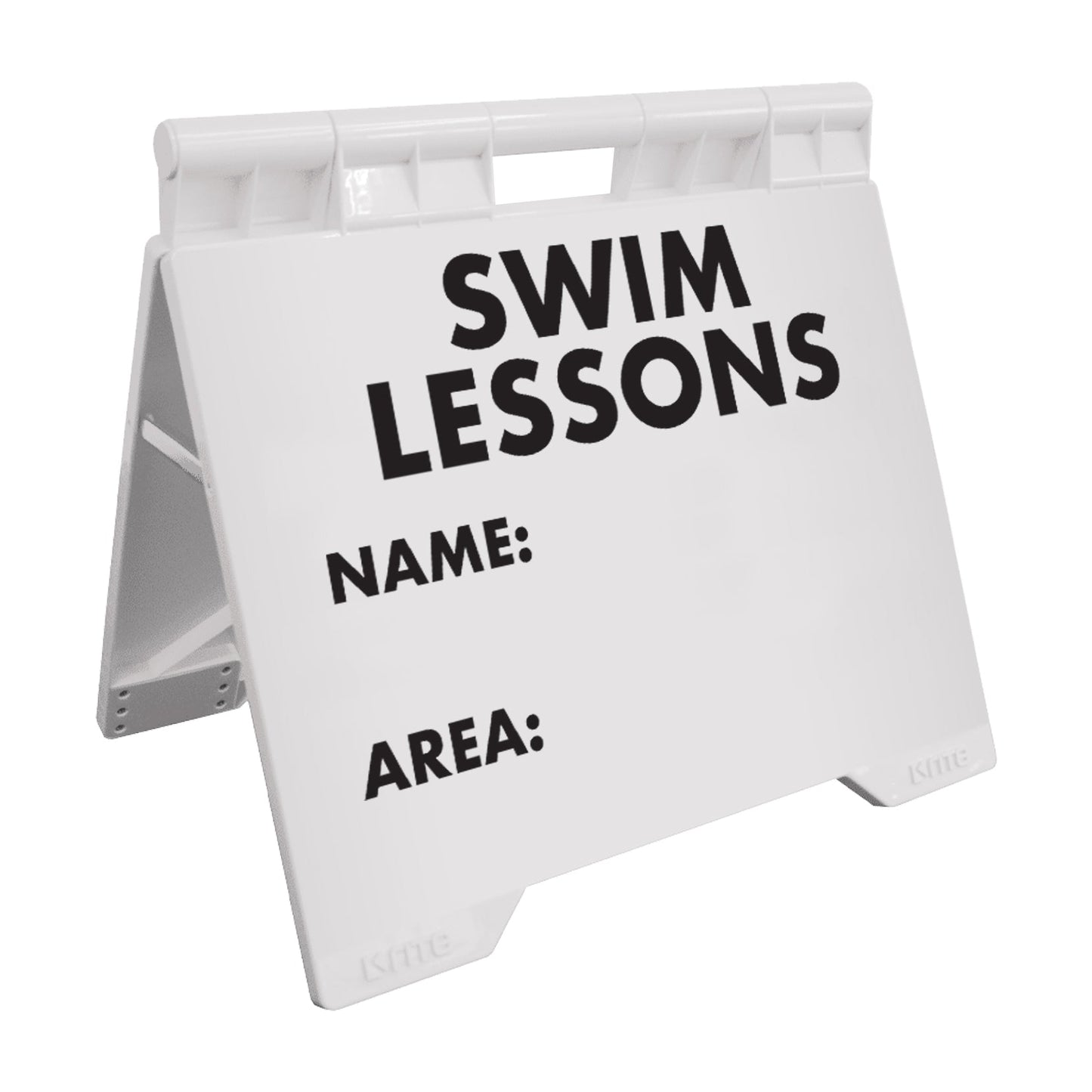 Swim Lessons Name Area - Evarite A - Frame Sign - New Signs